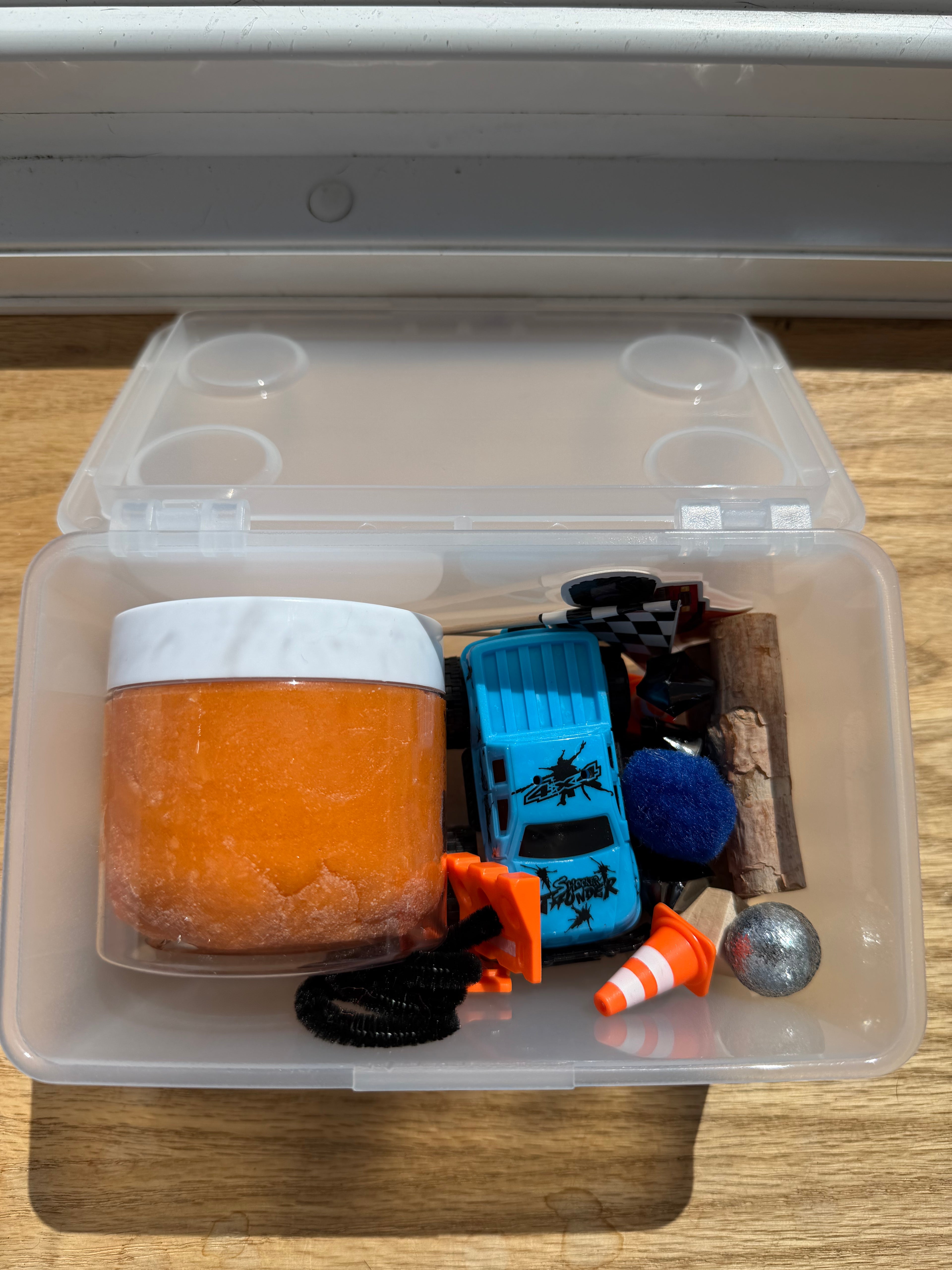 Medium Monster Trucks Sensory Bin