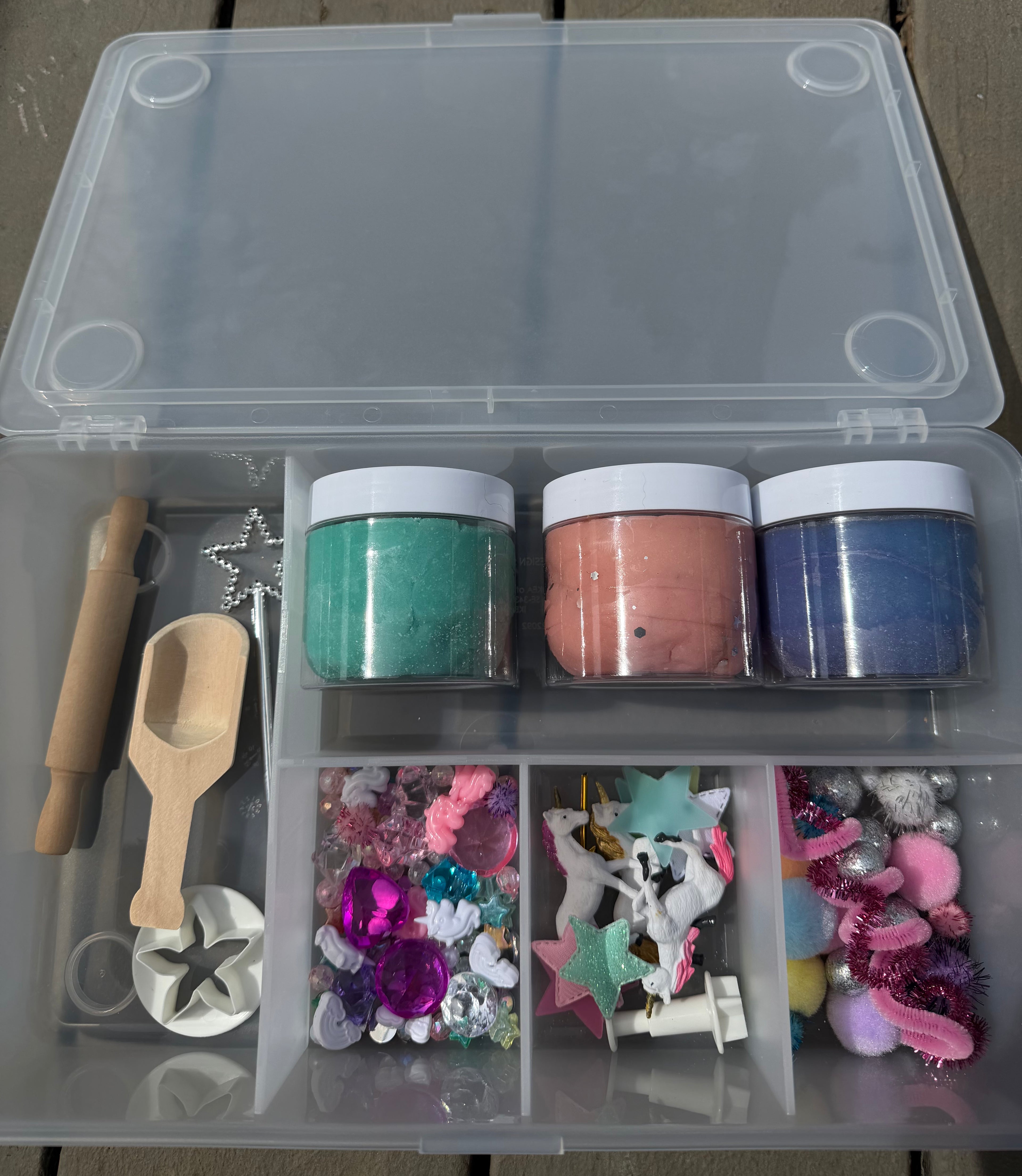 Large Unicorn Sensory Bin